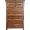 Chests & Armoires | Star Fumiture Hill Crest Six Drawer Chest