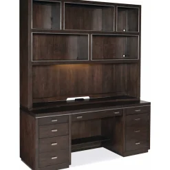 Credenzas & Hutches | Star Fumiture House Blend Computer Credenza & Hutch