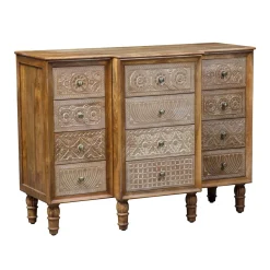 Cabinets & Chests | Star Fumiture Idris Twelve Drawer Cabinet