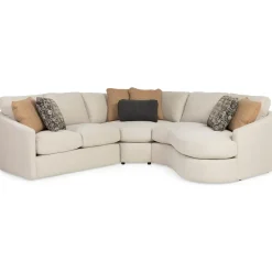 Sectionals | Star Fumiture Ira 3 Piece Sectional with RAF Cuddler