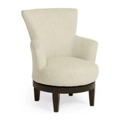Chairs | Star Fumiture Justine II Swivel Chair - Flax