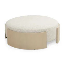 Ottomans & Poufs | Star Fumiture Lunar Oak Ottoman