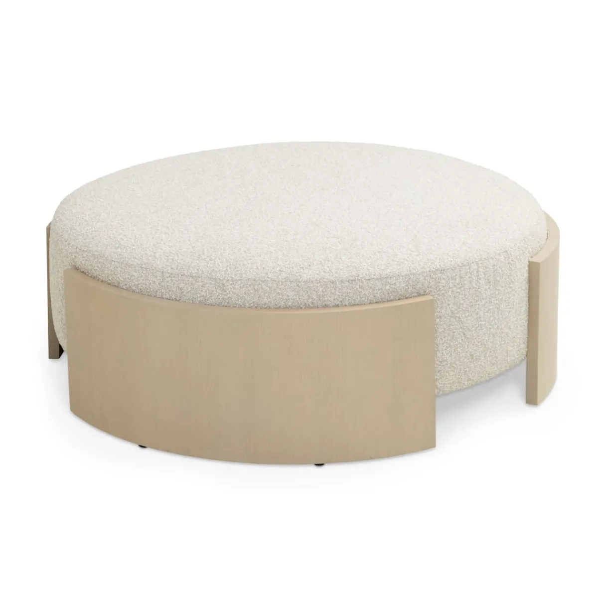 Ottomans & Poufs | Star Fumiture Lunar Oak Ottoman
