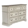 Dressers | Star Fumiture Magnolia Manor 7 Drawer Dresser