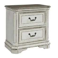Nightstands | Star Fumiture Magnolia Manor Two Drawer Nightstand