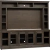 Wall Units | Star Fumiture Manchester 2PC Entertainment Wall - Brown