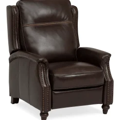Recliners | Star Fumiture Marlow Leather Power Recliner - COFFEE