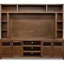 Wall Units | Star Fumiture Maverick 2 PC Entertainment Wall - Bourbon