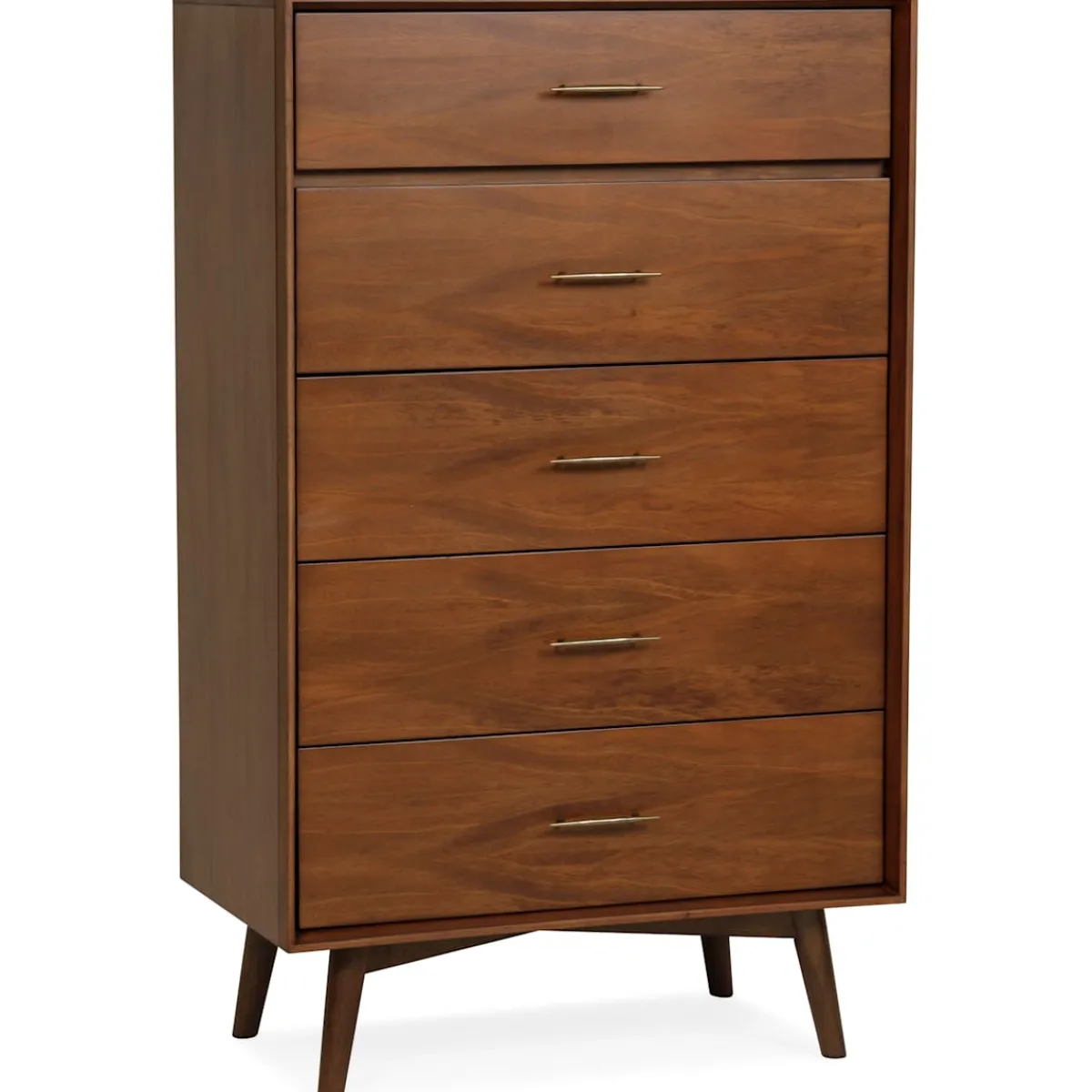 Chests & Armoires | Star Fumiture Mid Century Eliot Five Drawer Chest