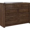 Dressers | Star Fumiture Modern Loft Dresser Chest - Brownstone