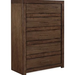 Chests & Armoires | Star Fumiture Modern Loft Five Drawer Chest - Brownstone