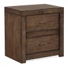 Nightstands | Star Fumiture Modern Loft Two Drawer Nightstand - Brownstone