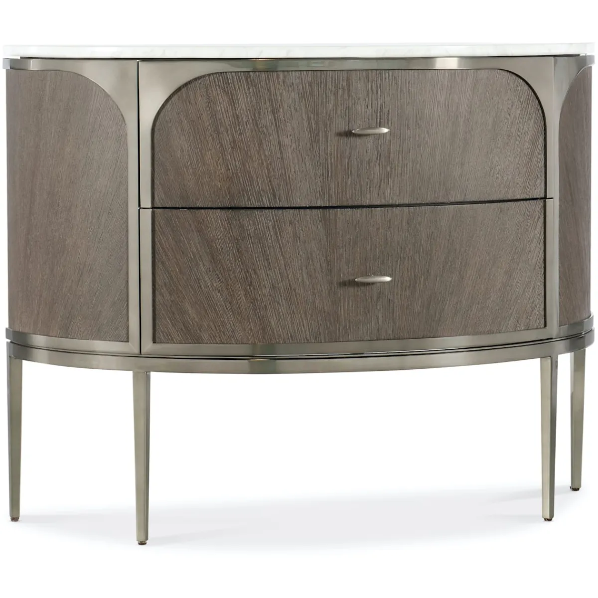 Nightstands | Star Fumiture Modern Mood Demilune Nightstand