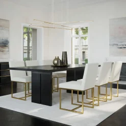 Dining Room Sets | Star Fumiture Modern 5-Piece Rectangular Dining Set