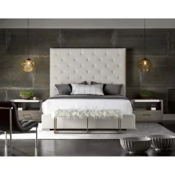 Beds | Star Fumiture Modern-Charcoal King Brando Bed