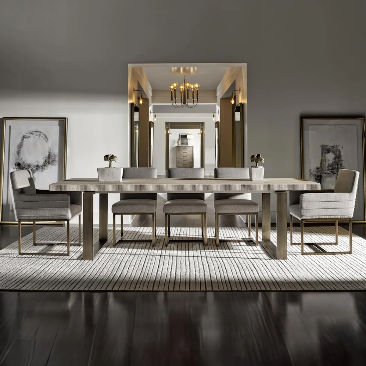 Dining Room Sets | Star Fumiture Modern-Quartz 5-Piece Rectangular Dining Room Set