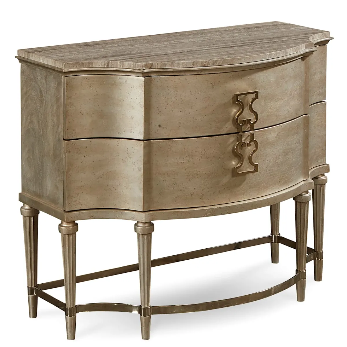 Chests & Armoires | Star Fumiture Morrissey Marble Top Bedside Chest