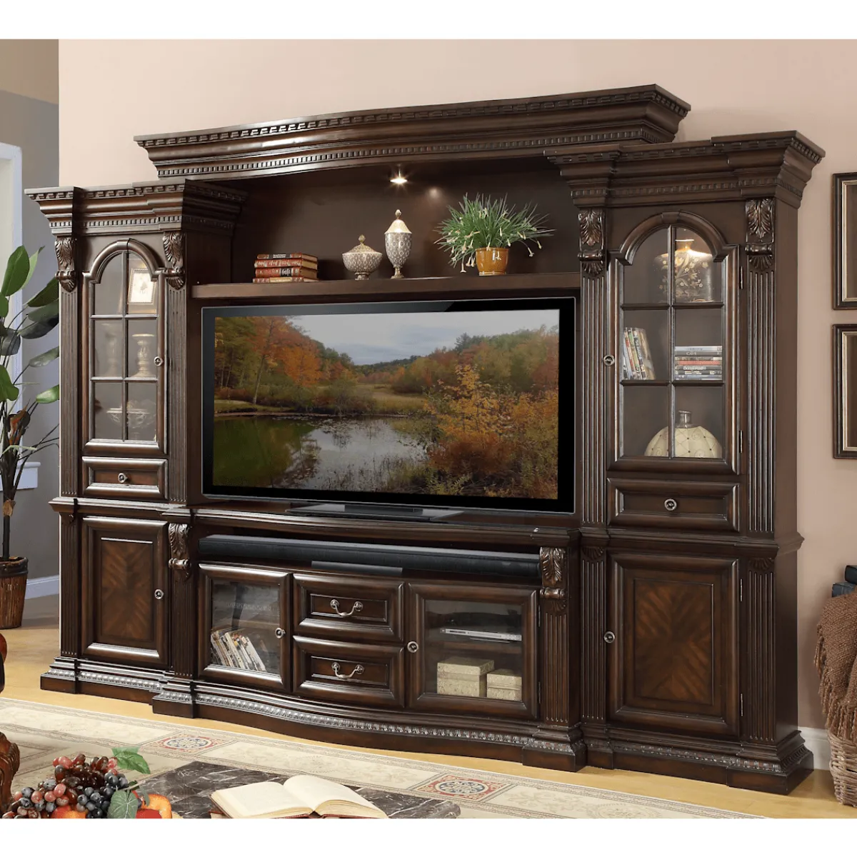 Wall Units | Star Fumiture Mulberry 4PC Entertainment Wall