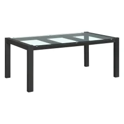 Dining Tables | Star Fumiture Nadine Glass Top Dining Table