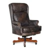 Office Chairs | Star Fumiture Old Saddle Fudge with Croc Accents Executive Swivel Tilt Desk Chair