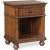 Nightstands | Star Fumiture Oxford One Drawer Nightstand - Whiskey Brown