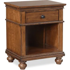 Nightstands | Star Fumiture Oxford One Drawer Nightstand - Whiskey Brown