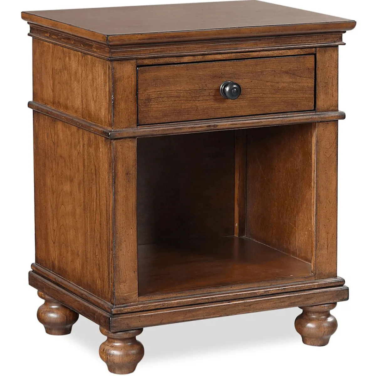 Nightstands | Star Fumiture Oxford One Drawer Nightstand - Whiskey Brown