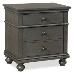 Nightstands | Star Fumiture Oxford Two Drawer Nightstand - Peppercorn