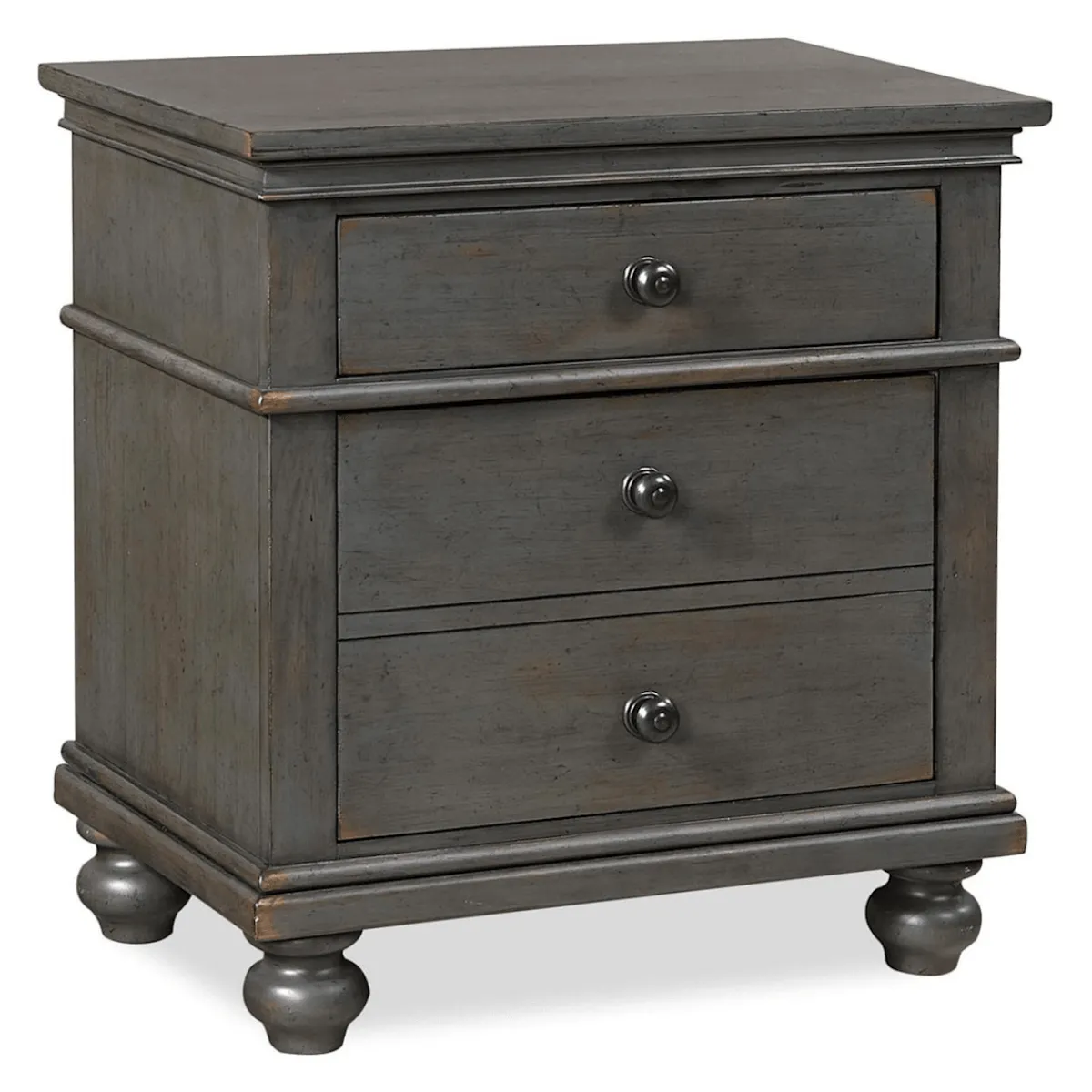 Nightstands | Star Fumiture Oxford Two Drawer Nightstand - Peppercorn