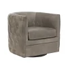 Chairs | Star Fumiture Palazzo Swivel Chair - Grey