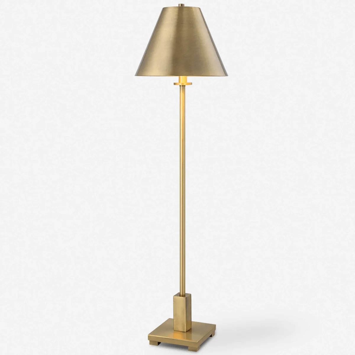 Buffet Lamps | Star Fumiture Pilot Brass Buffet Lamp