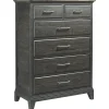 Chests & Armoires | Star Fumiture Plank Road Devine Charcoal Drawer Chest