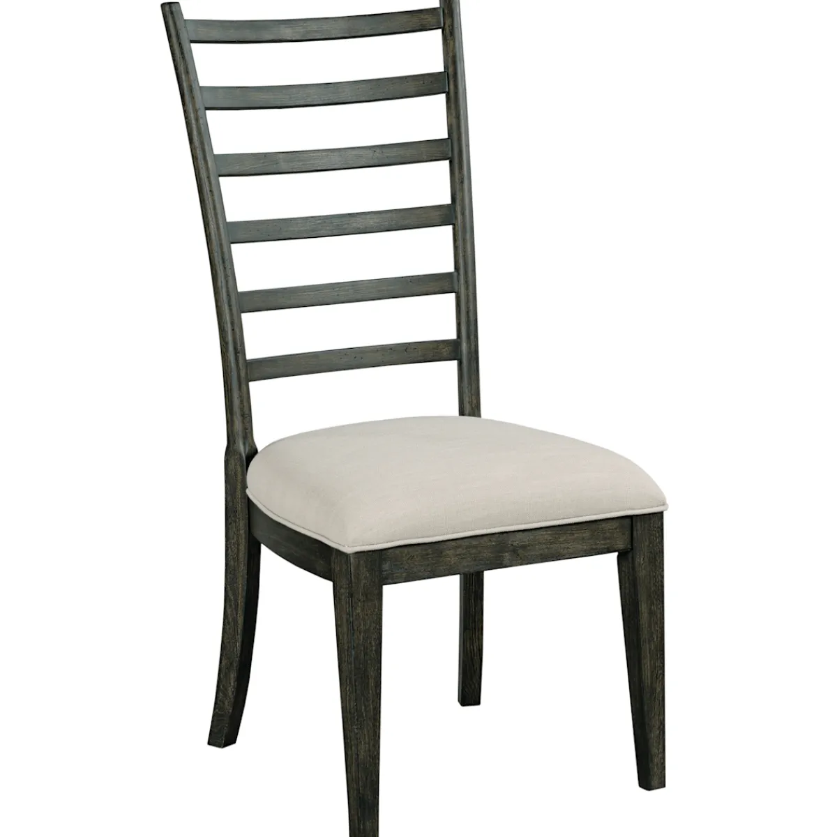 Dining Chairs | Star Fumiture Plank Road Oakley Ladder Back Side Chair - Charcoal