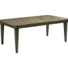 Dining Tables | Star Fumiture Plank Road Rankin Rectangular Leg Table - Charcoal