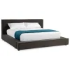 Beds | Star Fumiture Rayne Upholstered Bed - Charcoal