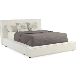 Beds | Star Fumiture Rayne Upholstered Bed - Ivory