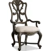 Dining Chairs | Star Fumiture Rhapsody Carved Wood Arm Chair