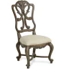 Dining Chairs | Star Fumiture Rhapsody Carved Wood Back Side Chair