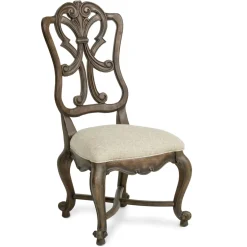 Dining Chairs | Star Fumiture Rhapsody Carved Wood Back Side Chair