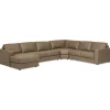 Sectionals | Star Fumiture Rocco Leather 4-Piece Chaise Sectional (LAF)