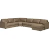 Sectionals | Star Fumiture Rocco Leather 4-Piece Chaise Sectional (RAF)