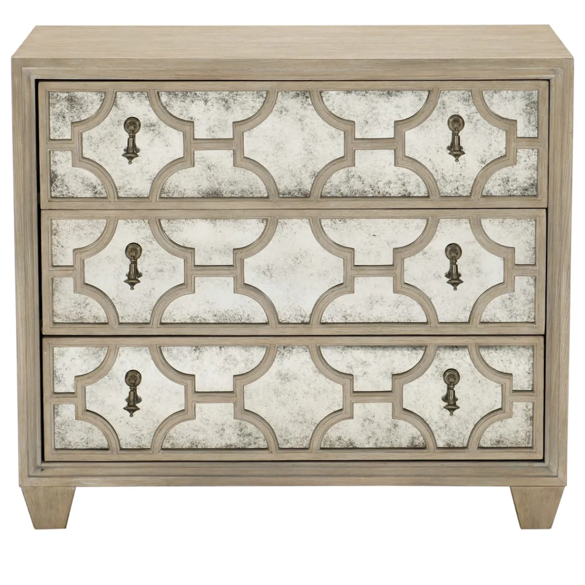 Nightstands | Star Fumiture Santa Barbara Mirrored Nightstand