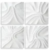 Wall Art | Star Fumiture Snowdrift 3D Wall Panels, Set of 4