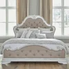 Beds | Star Fumiture The Magnolia Manor King Upholstered Bed W/ Mirrors