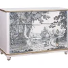 Cabinets & Chests | Star Fumiture Toile De Jouy three Drawer Wooden Chest