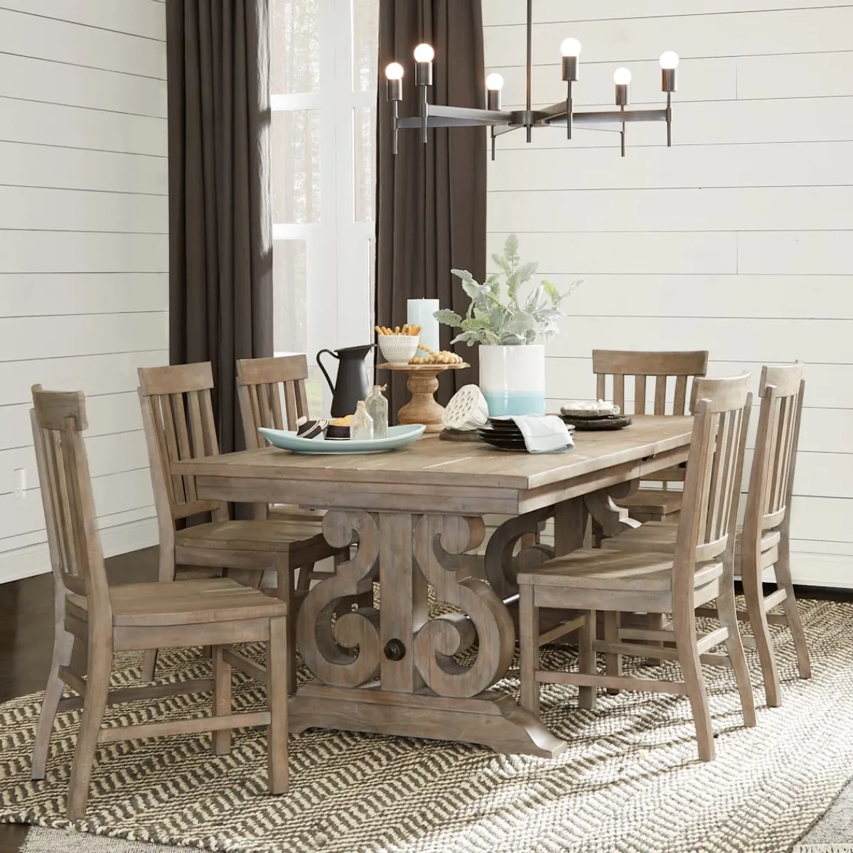 Dining Room Sets | Star Fumiture Treble 5-Piece Rectangular Dining Set