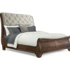 Beds | Star Fumiture Trisha Yearwood Dottie Upholstered Headboard Sleigh Bed