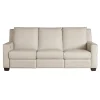 Sofas | Star Fumiture Tucker 2-Power Leather Sofa - Frost