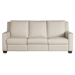 Sofas | Star Fumiture Tucker 2-Power Leather Sofa - Frost