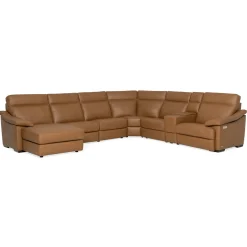 Sectionals | Star Fumiture Urban Saddle 7-Piece Sectional with LAF Chaise